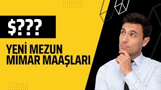 Yeni Mezun Mimar Maaşları  biraz para konuşalım [upl. by Bergh534]