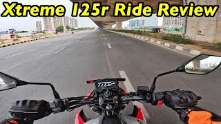 NEW Hero Xtreme 125r Ride Review l Top Speed l Mileage aayushssm [upl. by Chuck]