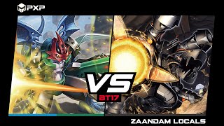 PXP Zaandam Locals Digimon BT17 Imperialdramon vs Machinedramon [upl. by Aihcela44]