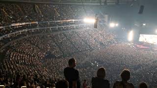 The Killers pause concert as England through to the UEFA Euro 2024 final London O2 Arena 1072024 [upl. by Einnep]