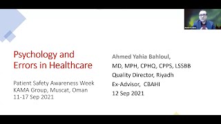 Psychology and Errors in Healthcare ENGLISH Patient Safety Awareness Week [upl. by Anahsar94]