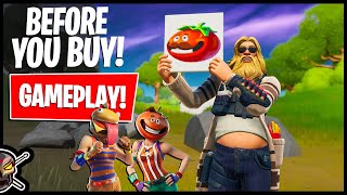 RELAXED FIT JONESY  CRUSTINA  SIZZLE Gameplay Before You Buy Fortnite Battle Royale [upl. by Notnil]