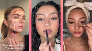 Aesthetic makeup 2023  makeup tutorial tiktok compilation [upl. by Otrebliw]