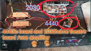 4440ic board and 2030 home Theatre board wiringamplifier eectrical repair [upl. by Colvert811]