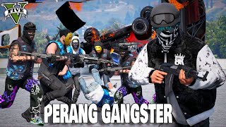 DOBRAK DI SERANG OLEH KELOMPOK GANGSTER INI  PERANG BESAR PUN TERJADI  GTA 5 ROLEPLAY [upl. by Nanyk]