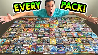 Opening EVERY Pack of Pokemon Cards EVER [upl. by Illil]