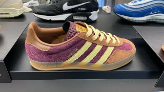 Adidas Gazelle Indoor MaroonAlmost YellowPreloved Brown  Style Code JI0324 [upl. by Monroy406]