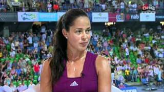 Ana Ivanovic Hopman Cup 412011 interview [upl. by Clair]