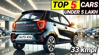 Top 5 Cars Under 5 Lakh Budget In India 2024  Best Car Under 5 Lakh [upl. by Hulbert571]