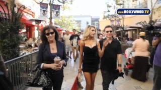 Courtney Stodden wears very little while shopping at The Grove [upl. by Ahsenad]