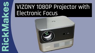 VIZONY 1080P Projector with Electronic Focus [upl. by Tiras]