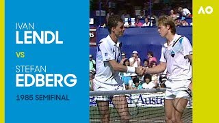 Ivan Lendl v Stefan Edberg  Australian Open 1985 Semifinal  AO Classics [upl. by Debora]