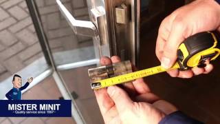 How To Replace A Cylinder Lock Yourself  MISTER MINIT [upl. by Rowley]