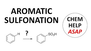 sulfonation of aromatic rings by EAS reaction [upl. by Brandie]