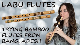 THREE LABU BAMBOO FLUTES  REVIEW amp SHOWCASE [upl. by Canfield395]