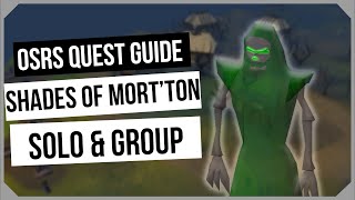 OSRS Shades of Mortton Solo  Group Quest Guide  Ironman Friendly  Old School RuneScape [upl. by Collar]