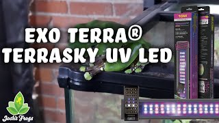 THE BEST TERRARIUM LIGHT Exo Terra® TerraSky UV LED [upl. by Aamsa]