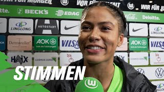 „Werde ich niemals vergessen“  Stimmen  UWCL  VfL Wolfsburg  AS Rom [upl. by Shela109]