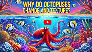 Why Do Octopuses Change Their Color amp Texture  Marine Animal Adaptations [upl. by Llyrat]