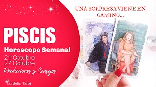 ⭐️PISCIS LLEGA UNA INESPERADA COMUICACION DE AMOR💌💘😳 Horóscopo  Tarot Semanal Cordelia [upl. by Nnaesor]