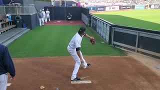 Dinelson Lamet bullpen Petco Park August 24 2019 [upl. by Gorton929]