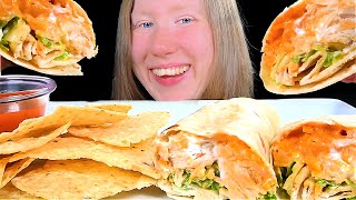 ASMR CHIPOTLE RANCH BURRITO MUKBANG EATING SOUNDS [upl. by Anal714]