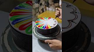 Multi Colour Cake  Chocolate Multi Colour Design shorts youtubeshorts video viralvideo [upl. by Cooley295]