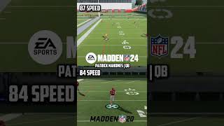 Madden 20 Mahomes vs Madden 24 Mahomes Madden20 Madden24 nfl [upl. by Frodi]