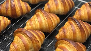 Classic French Bicolor croissant baked at home [upl. by Adev]