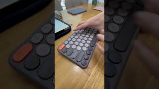 Baseus Bluetooth Keyboard VS Logitech K380 [upl. by Gorges]