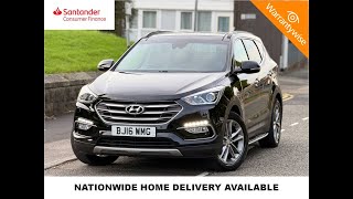 2016 Hyundai Santa Fe Premium SE Auto 4WD Euro 6 7 Seat BJ16WMG  Premier Car Sales Ltd Preston [upl. by Kei]