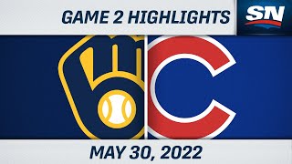 MLB Highlights  Brewers vs Cubs  May 30 2022 [upl. by Enaillil]