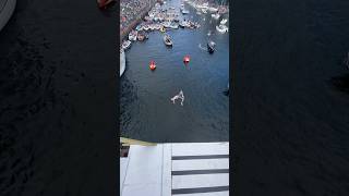 Death Diving🥵🥵🥵🤯🤯 comedy comedyshorts funny comedyvideos cringe parkour [upl. by Adnorrahs]