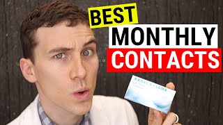 Best Monthly Contact Lenses My 3 Favorites  Doctor Eye Health [upl. by Allenad]