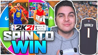 NBA 2K21 SPIN TO WIN IS FINALLY HERE 1 [upl. by Azarcon]