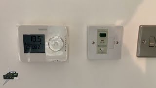 How to connect how to wire electric underfloor heating to the RCD and thermostat [upl. by Assirahc]