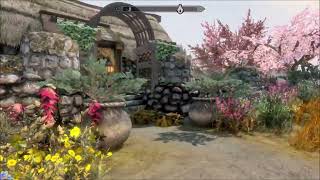 Peaceful Garden Family Edition  Skyrim Special EditionAE Player Home [upl. by Scheider]