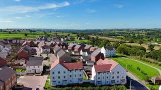 For Sale 119 Meadow Acre Road Gittisham Honiton  Aerial View [upl. by Idnem]