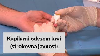 Kapilarni odvzem krvi  strokovna javnost [upl. by Lemart]