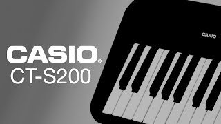 Casio CT S200 Casiotone  zZounds [upl. by Helsa]