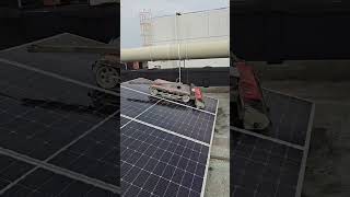 PV Solar Panel Cleaning Robot Live 5 [upl. by Swisher]