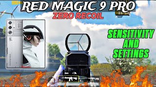 RED MAGIC 9 PRO PUBG SENSITIVITY AND SETTINGS [upl. by Carlson]