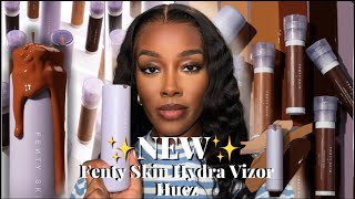 NEW Fenty Skin Hydra Vizor Huez Tinted Moisturizer  Shade 7  Fenty DID That [upl. by Kenwee]