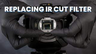 How To Replace Blackmagic URSA Broadcast G1 IR Cut Filter  Kolari DIY Blackmagic Filters [upl. by Naillimixam]