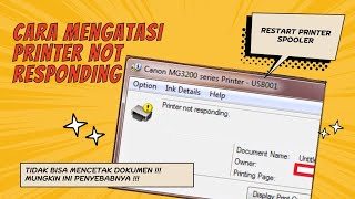 Cara Mengatasi Printer Not Responding [upl. by Einhpets]