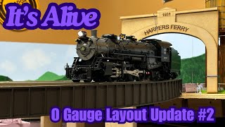 O Gauge Layout Update 2 Trains Are Running [upl. by Akihc925]