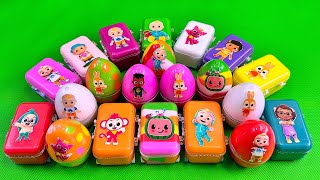 Rainbows Eggs 🌈 Finding Pinkfong in Suitcase with Rainbow SLIME Colorful Satisfying ASMR [upl. by Yelroc]