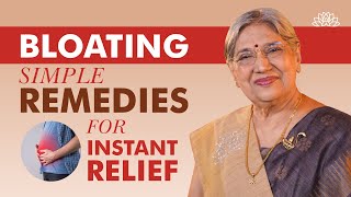 Instant Bloating Relief Natural Remedies Yoga amp Lifestyle Tips  Bloating Be Gone  Dr Hansaji [upl. by Tomlinson]