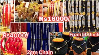 Only From 4000Gold Pola Rs6500Sakha  19gm Gold NecklacePendant From05gmSovaJewellers [upl. by Yeca]