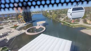 Floriade Almere 2022 cable car ride [upl. by Aihsenat]